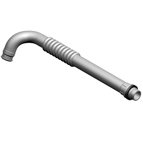 Buderus Verbindungsrohr Siphon-Sicherheitsventil GB142-45/60 für GB142, für Kondensatablauf 7099907