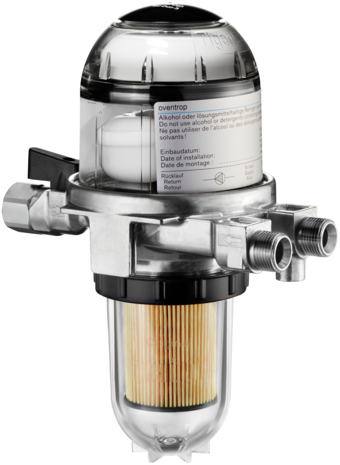 Oventrop Ölfilter/Entlüfter "TOC-Duo-3" G3/8 IGxG3/8 AG, "Opticlean" 5-20my 2142735