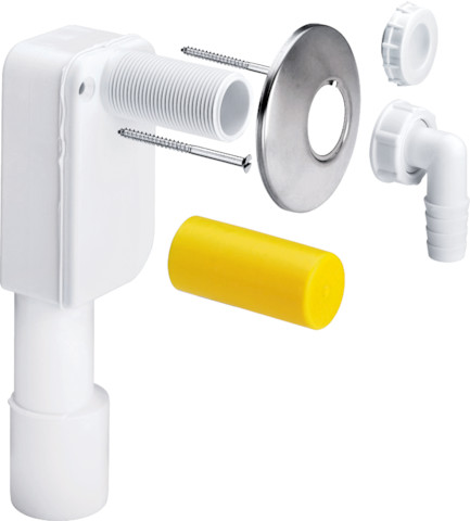 Viega Geruchverschluss 5635.7 in G1 x DN40/50 für Wandeinbau Kunststoff weiß 452452