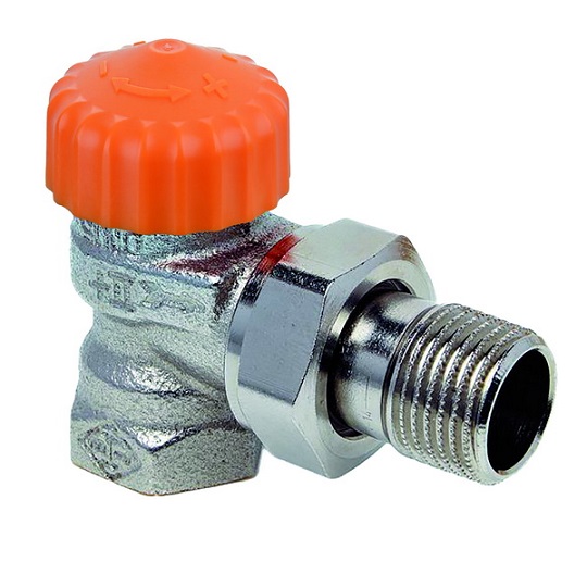 Heimeier Thermostatventil Eclipse, Eckform, DN20 3/4'' automatische Durchflussregelung 3931-03.000