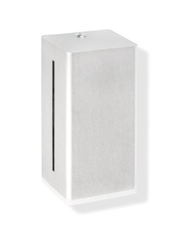HEWI SENSORIC Elektronischer SchaumSeifenspender Serie 805, Edelstahl, Entnahmeöffnung, 500ml, reinweiß 805.06.155 99