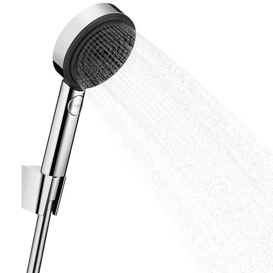 Hansgrohe Porterset Pulsify Select S 105 3 jet mit Brauseschlauch 1250mm chrom 24302000