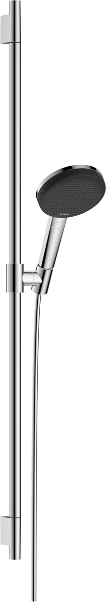 Hansgrohe Brauseset Raindance Alive Select S 125 3jet EcoSmart mit Brausestange Unica S Puro 900mm, Chrom 24603000