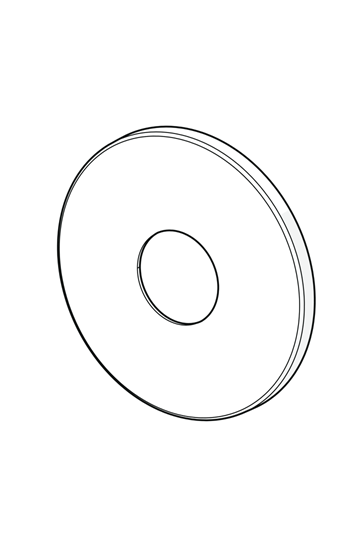 Hansa Rosette d 170mm chrom 59914318