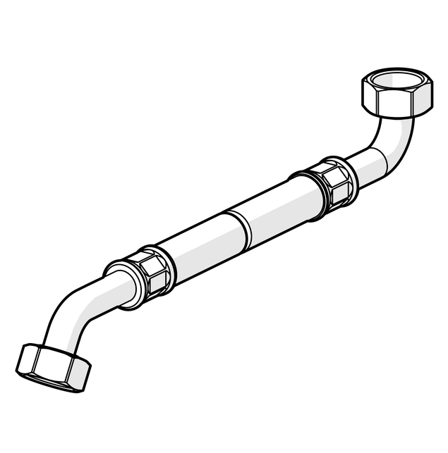 Hansa Anschlußschlauch L=995mm, G3/4xG3/4 59912248