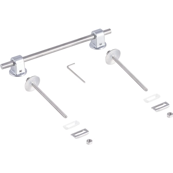 Geberit Scharnier mit Scharnierwelle für WC-Sitz mit Befestigungs von unten, L110 244.843.00.1