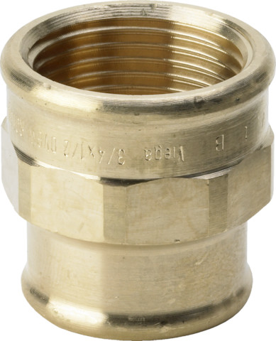 Viega Reduziermuffe Rotguss 3240 in Rp1/2 x Rp1/4 318031