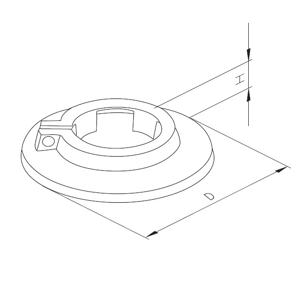 Flamco Rosette RKW 57mm weiß, Kunststoff 12157