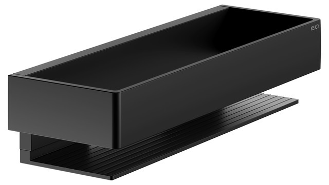 Keuco Duschkorb Edition 11, schwarz-matt / Alu 11158370000