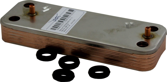 Wolf Warmwasserwärmetauscher ohne Dreiwegeumschaltventil, für CGB-K-2 298144799