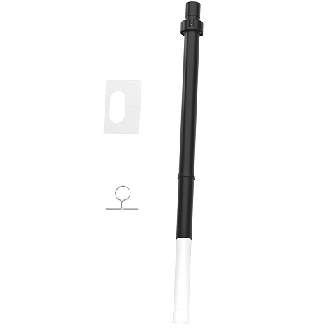 Buderus Grundbausatz DO, d:80/125 schwarz 1,5m Dachdurchführung 7738112572