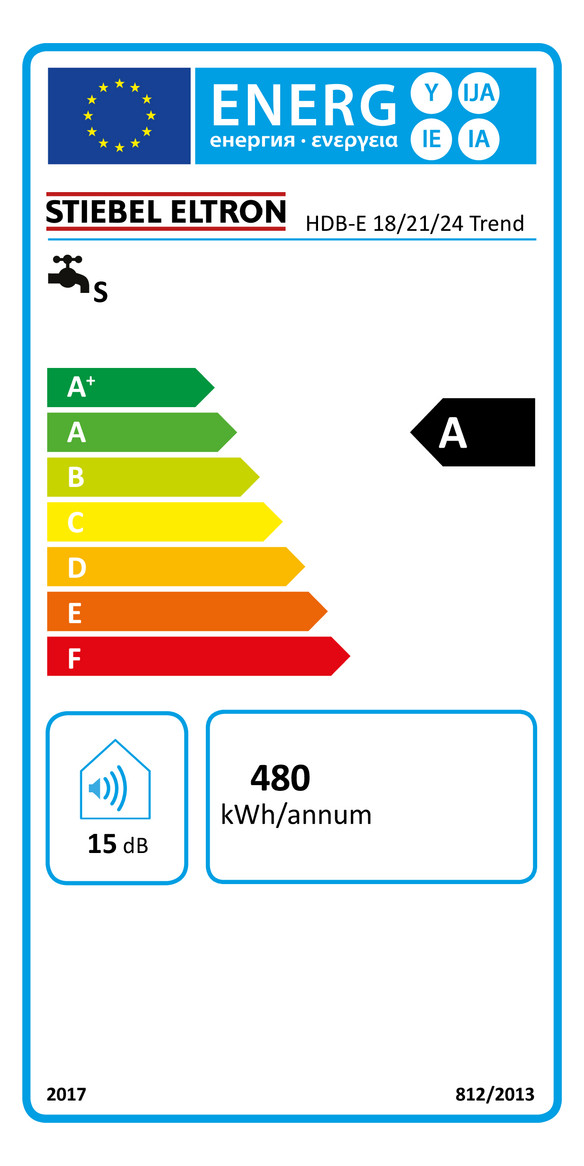 Stiebel Eltron Durchlauferhitzer HDB-E 18/21/24 Trend, 18,21,24KW/400V 204209
