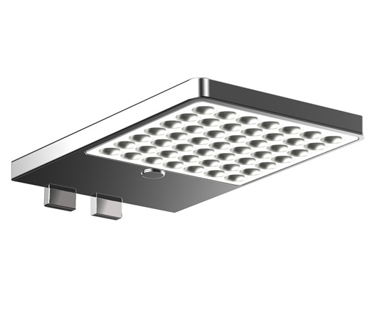 Emco Spiegelklemmleuchte System2 LED, eckig, 4000K 90x151mm, dimmbar, chrom 359500102
