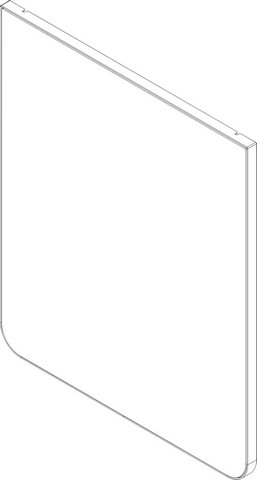 Bosch Blende Glas Speicher weiß 87186683110
