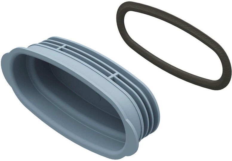 Helios FRS-VDS 51 Verschlussdeckel oval 51 für Stutzen, Satz =Deckel und Dichtring 03856