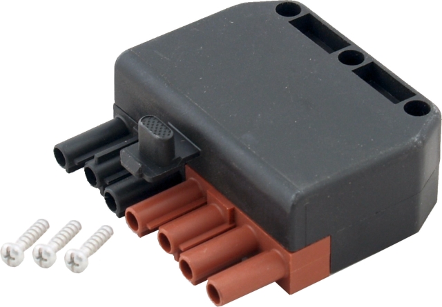 Wolf Steckerteil 7-Polig, schwarz/braun Brennerstecker 2794028