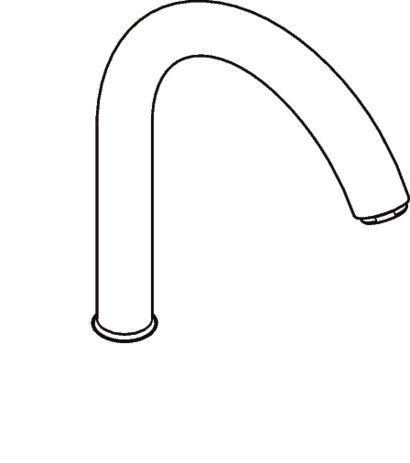 Hansgrohe Auslauf für Spültischmischer Standmodell steel 92830800