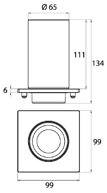 Emco Glashalter Liaison für Reling chrom 182000102