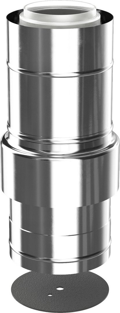 Bosch Zuluftstutzen konzentrisch d: 80/125 Edelstahl Abgaszubehör FC-C80 7738112705