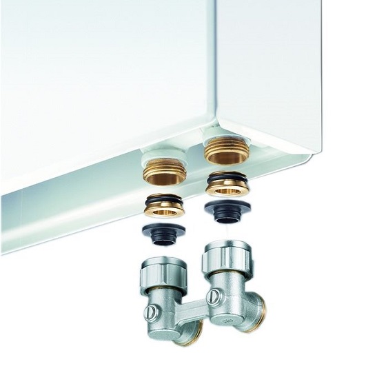 Oventrop Absperrwinkelverschraubung ZB "Multiflex F", 3/4"ÜM x 3/4"AG 1015814