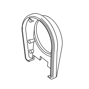Hansgrohe Sockel Excentra Fill chrom 97697000