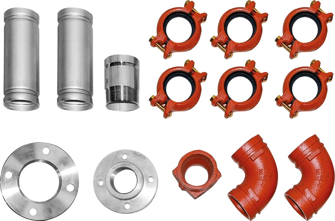 Bosch Vor-/Rücklauf Sole seitlich für T540-2 Zubehör Solewärmepumpen Anschl.-Set 3 8738206906