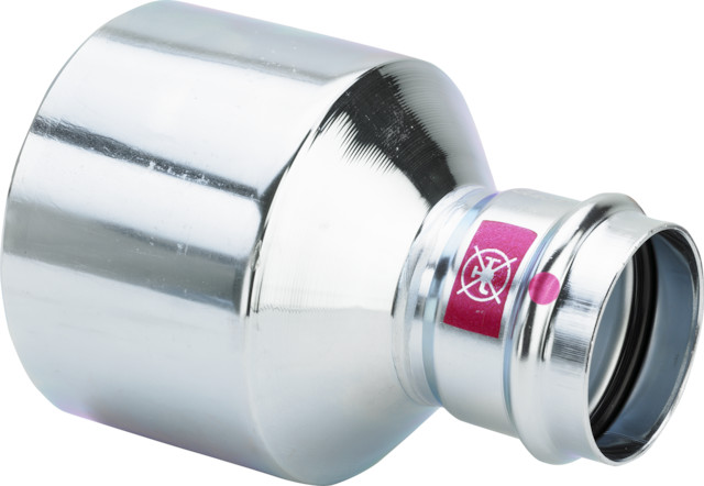 Viega Prestabo Reduzierstück mit SC-Contur 1115.1XL in 76,1x35mm 704742