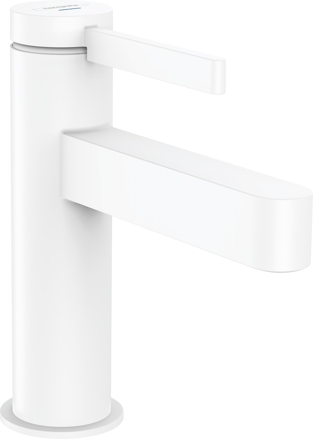 Hansgrohe Finoris Standventil 100 mit Hebelgriff ohne Ablaufgarnitur, Mattweiß 76013700
