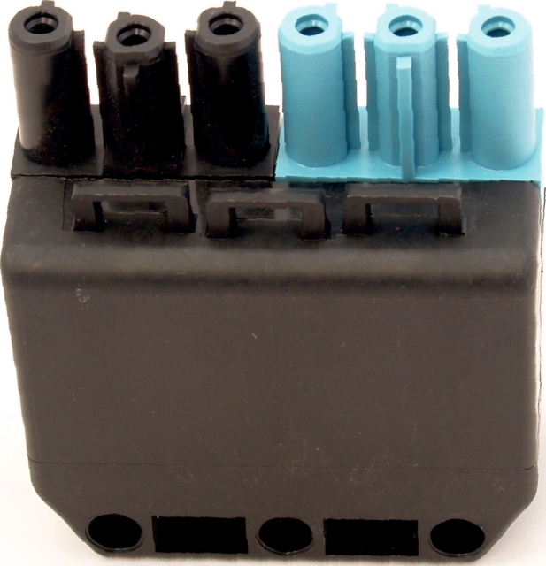 Wolf Buchse 6-polig, schwarz-blau für BVG-Lambda 15-40 2744804