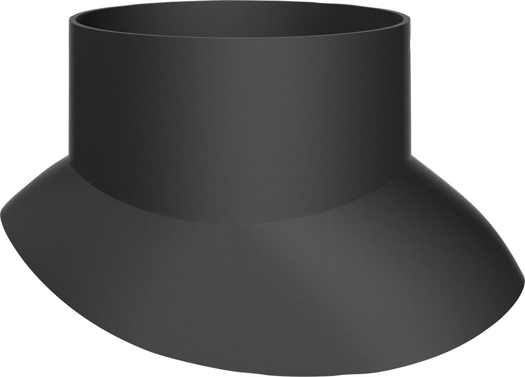 Bosch Adapter Klöber-Dachpfanne, schwarz, d: 125 Abgaszubehör FC-O60_80 7738112516