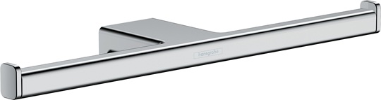 Hansgrohe Doppel-Papierrollenhalter AddStoris chrom ohne Deckel 41748000
