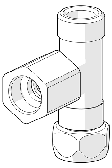 Hansa T-Stück HANSAMIX M14x1 ND 59913480