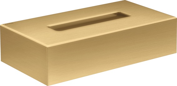 Hansgrohe Kosmetiktuchbox Axor Universal Circular brushed gold optik 42873250