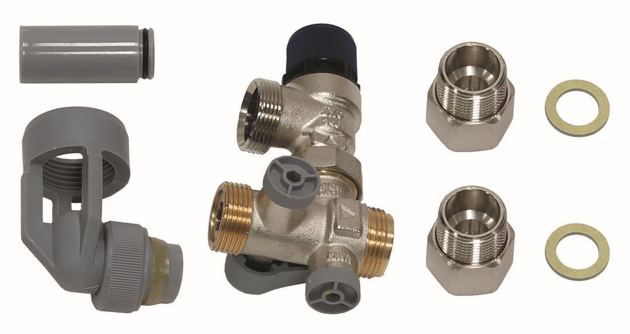Vaillant Sicherheitsgruppe DN20, 10 bar für Kaltwasseranschluss, bis 10 bar 200l 0020060434
