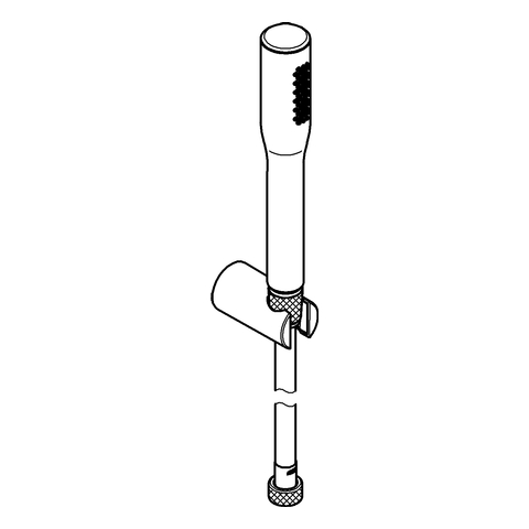 Grohe Wandhalterset Euphoria C Stick Durchfluss 9,5l/min chrom 27369000