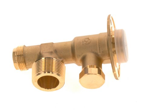 Bosch / Buderus T-Stück G1 mit Muffe G3/4 Vorlauf V2 für GB212-40, G25, für Anschlußteile 8738803862