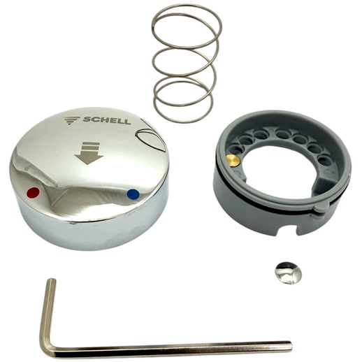 Schell Betätigungsgriff PETIT SC-M Druckfeder, Blendring, chrom 021520699