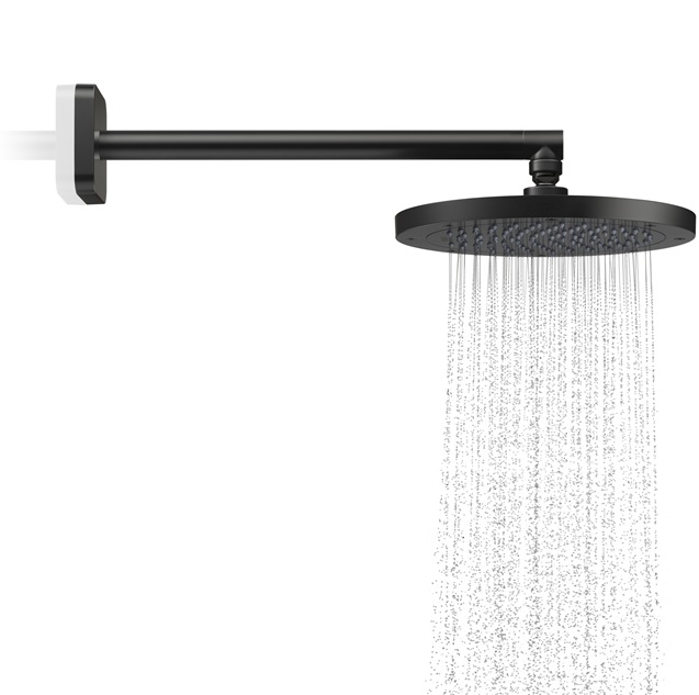 Hansgrohe Brausearm DN15 390mm softsquare Axor mattschwarz 26967670