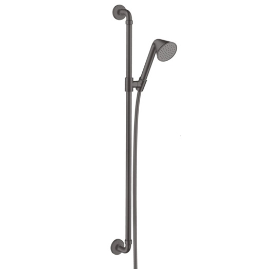 Hansgrohe Brauseset 900m AXOR Showers/Front mit Handbrause 85 1jet EcoSmart, Brushed Black Chrome 26023340