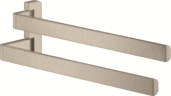 Hansgrohe Handtuchhalter zweiarmig Axor Universal Accessories brushed nickel 42821820