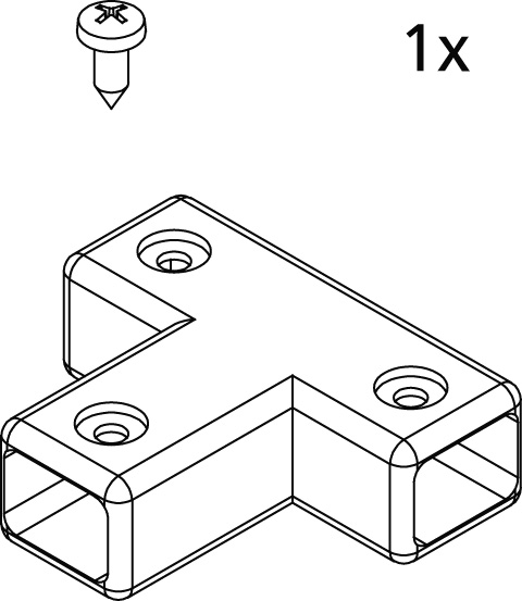 Kermi Set T-Stück Stabilisierung für LI SNR/L LI SFW 2539323