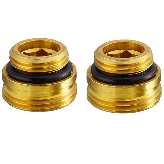 Oventrop Einschraubstutzen für Multiflex V 1/2"AG x G 3/4"AG, 2 Stück 1028253