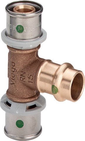 Viega T-Stück mit SC Sanfix P 2118.3 in 20x15x20mm 440213