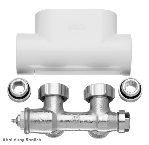 Arbonia Ventilhahnblock in Eckform edelstahl ZV00410003