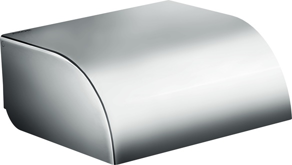 Hansgrohe Toilettenpapierhalter mit Deckel Axor Universal Circular chrom 42858000