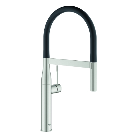 Grohe Essence Einhand-Spültischbatterie supersteel ausziehbare Profibrause 30503DC0