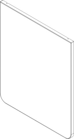 Bosch Blende Glas Speicher weiß 87377064370