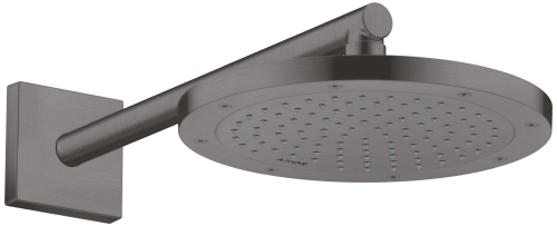 Hansgrohe Brausearm DN15 390mm eckig Axor ShowerSolutions brushed black chrom 26436340