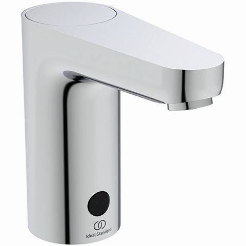 Ideal Standard Ceraplus Sensor-Waschtischarmatur Netz ohne Mischung chrom, Ausladung 116mm, Netzbetrieben A6144AA